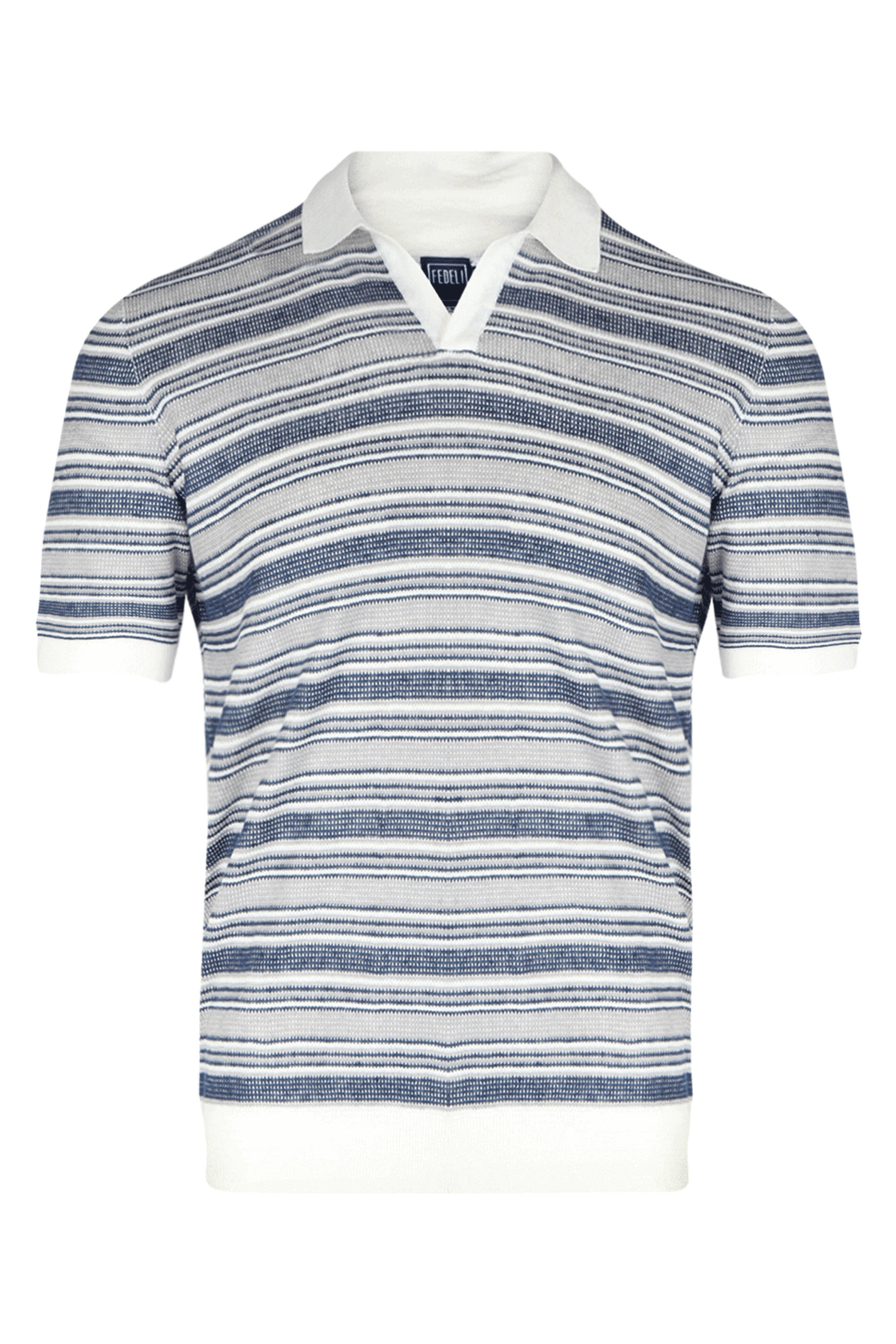 Tシャツ・カットソー FEDELI Cappuccino Cotton Polo Shirt Cotton terry polo shirt in white - Fedeli | Mytheresa