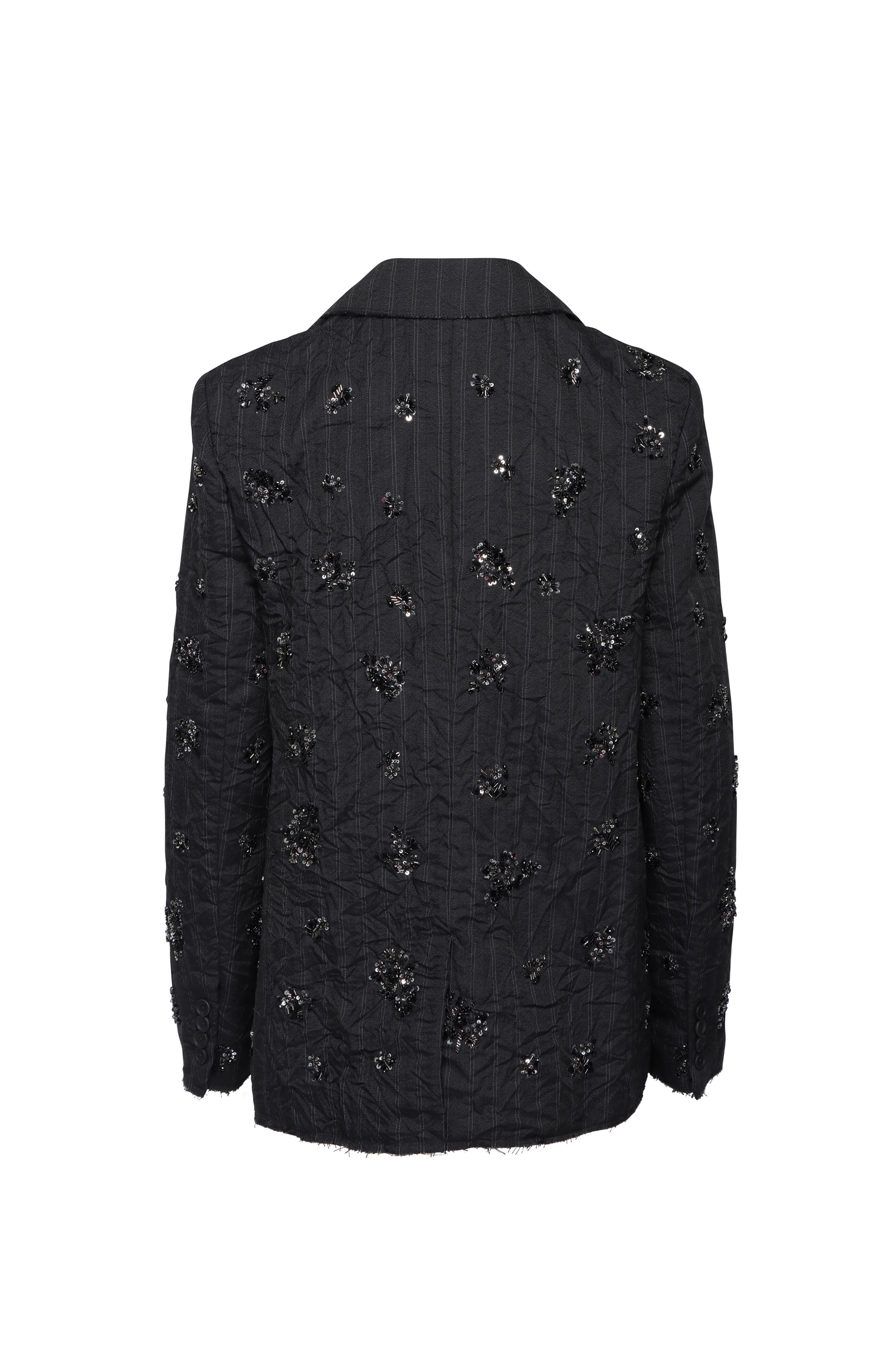 Simkhai - Murphy Charcoal Grey Embellished Blazer