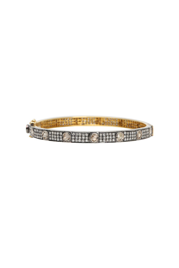 Loren Jewels - Gold & Silver Diamond Bracelet