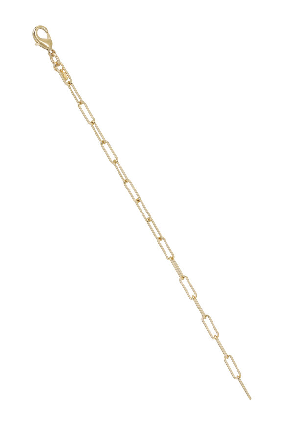 Cristina V. Smooth Safety Pin Bracelet