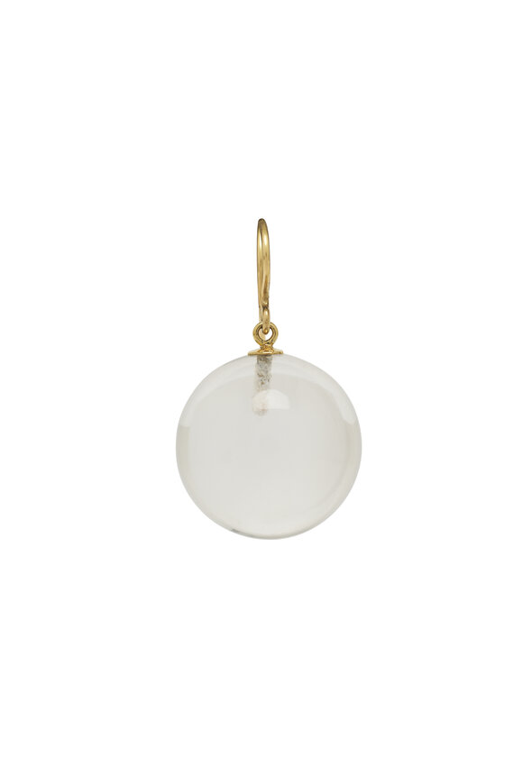 Renee Lewis - Rock Quartz Sphere Earrings