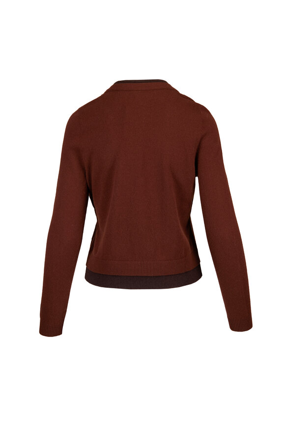 Akris Punto Caramel Layered Cardigan - view 2