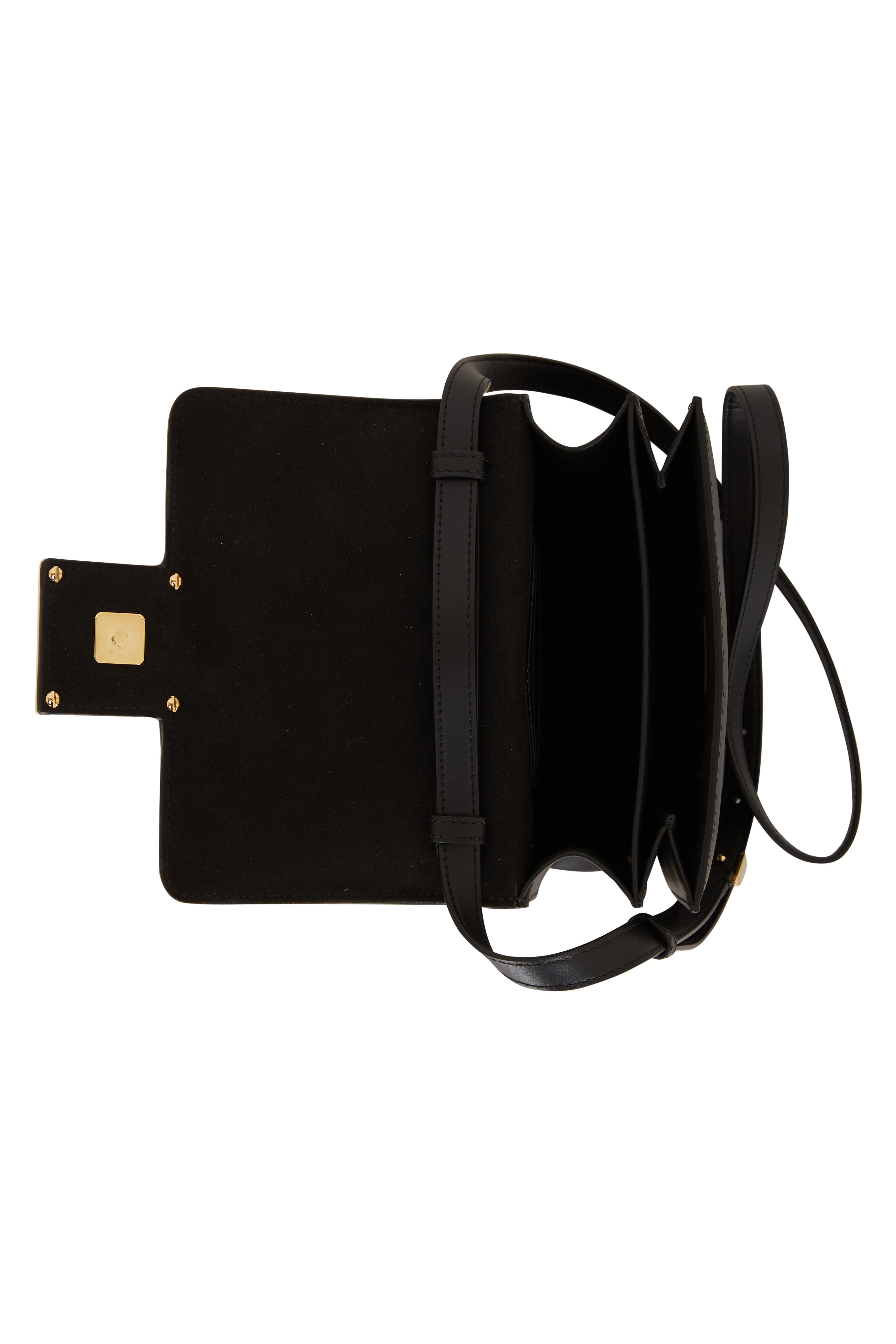 Fendi - Fab Black Leather Crossbody Bag