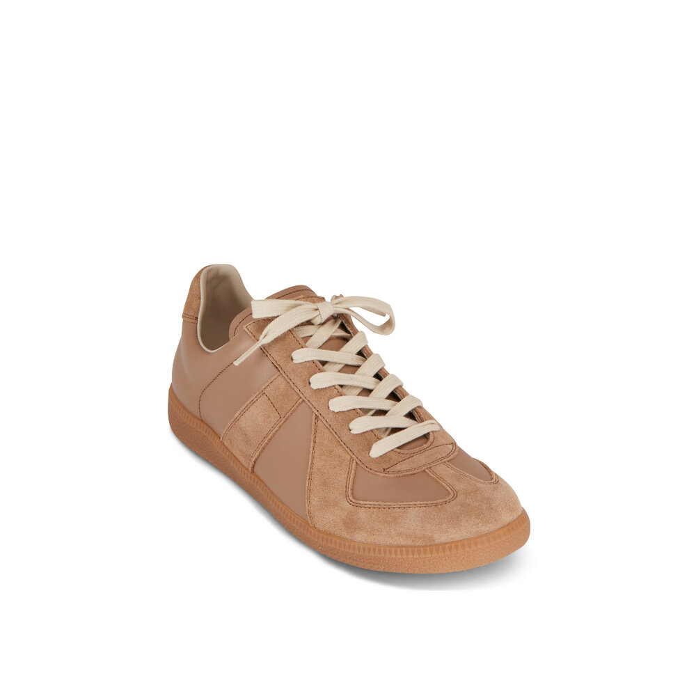 Maison Margiela - Replica Sand Leather & Suede Sneaker