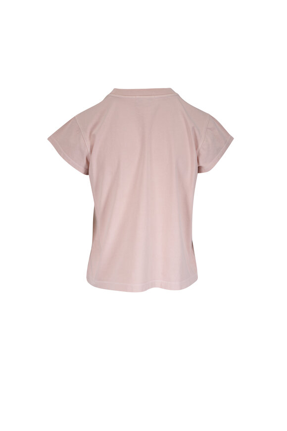 Agolde Bryce Dusty Rose Cap Sleeve T-Shirt - view 2