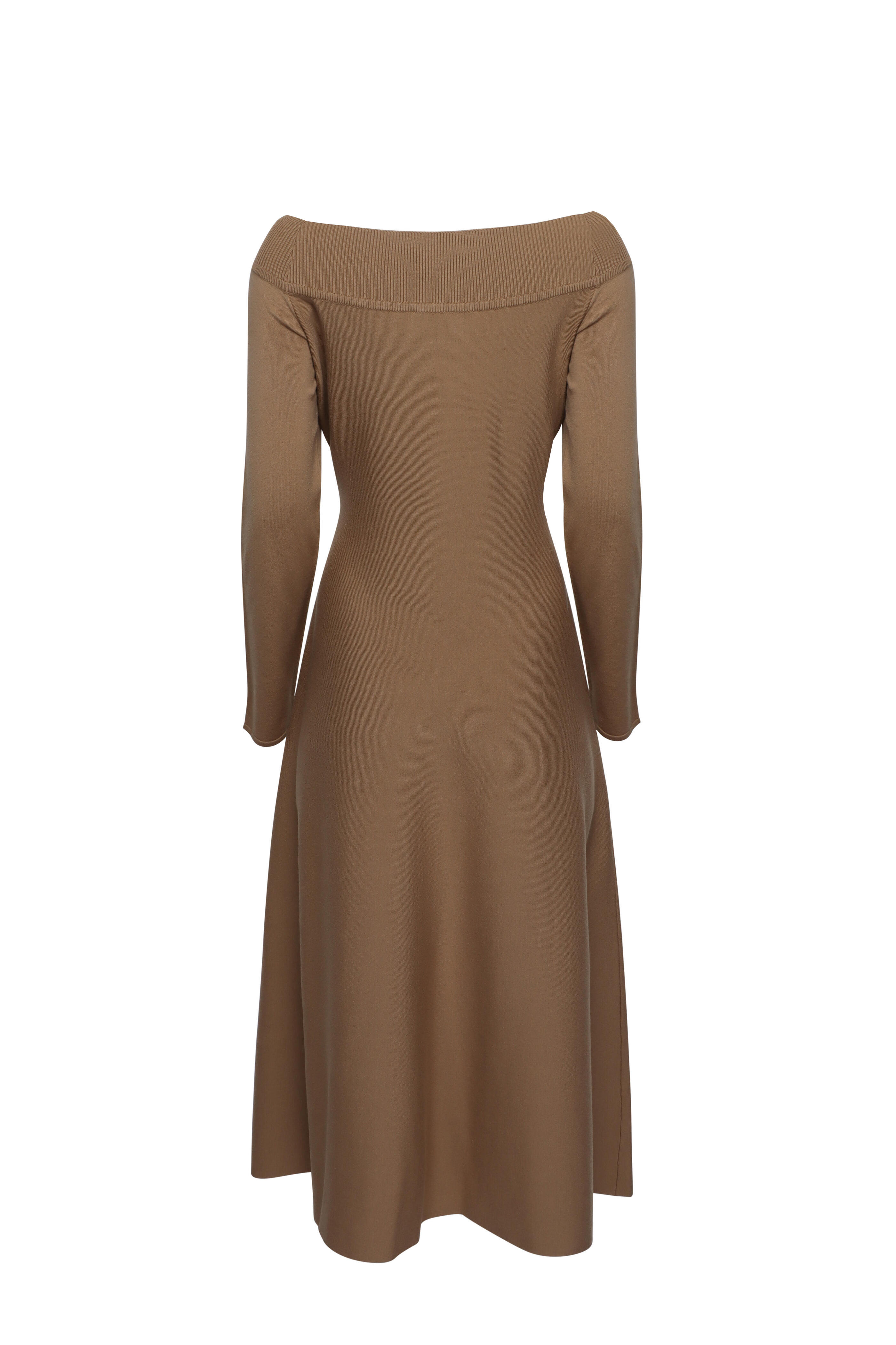 Ralph Lauren - Abril Camel Wool Sweater Dress