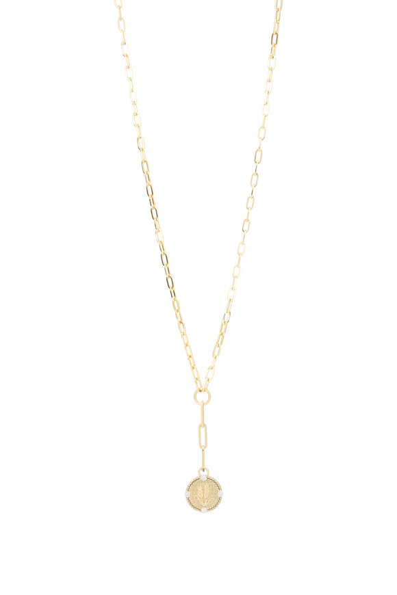 Foundrae 18k Yellow Gold Infinite Gratitude Necklace