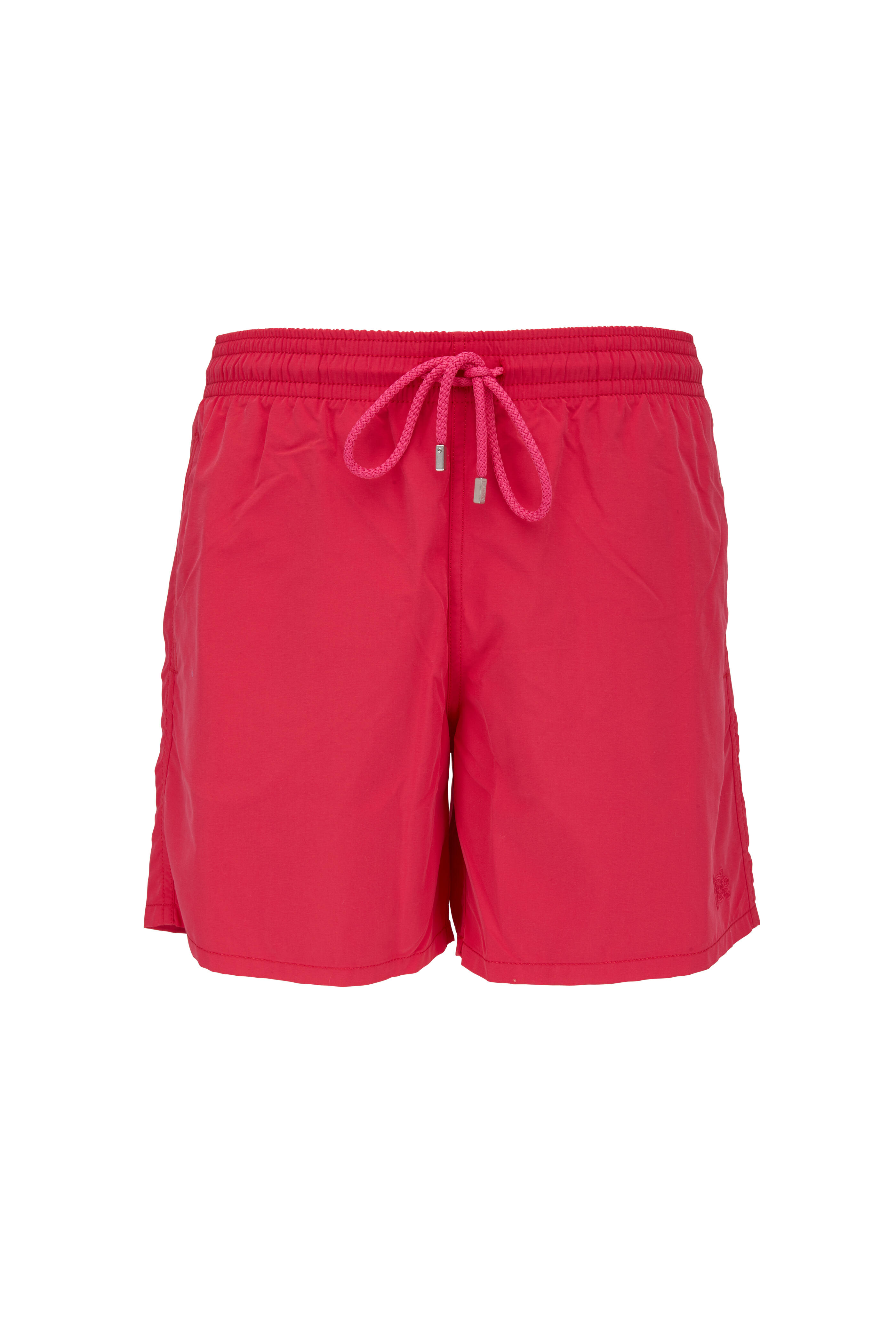 Vilebrequin - Moorea Gooseberry Red Water Reactive Swim Trunks