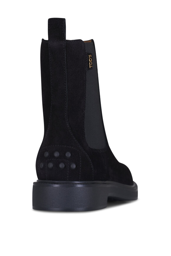 Tod's Black Suede Short Boot - view 3