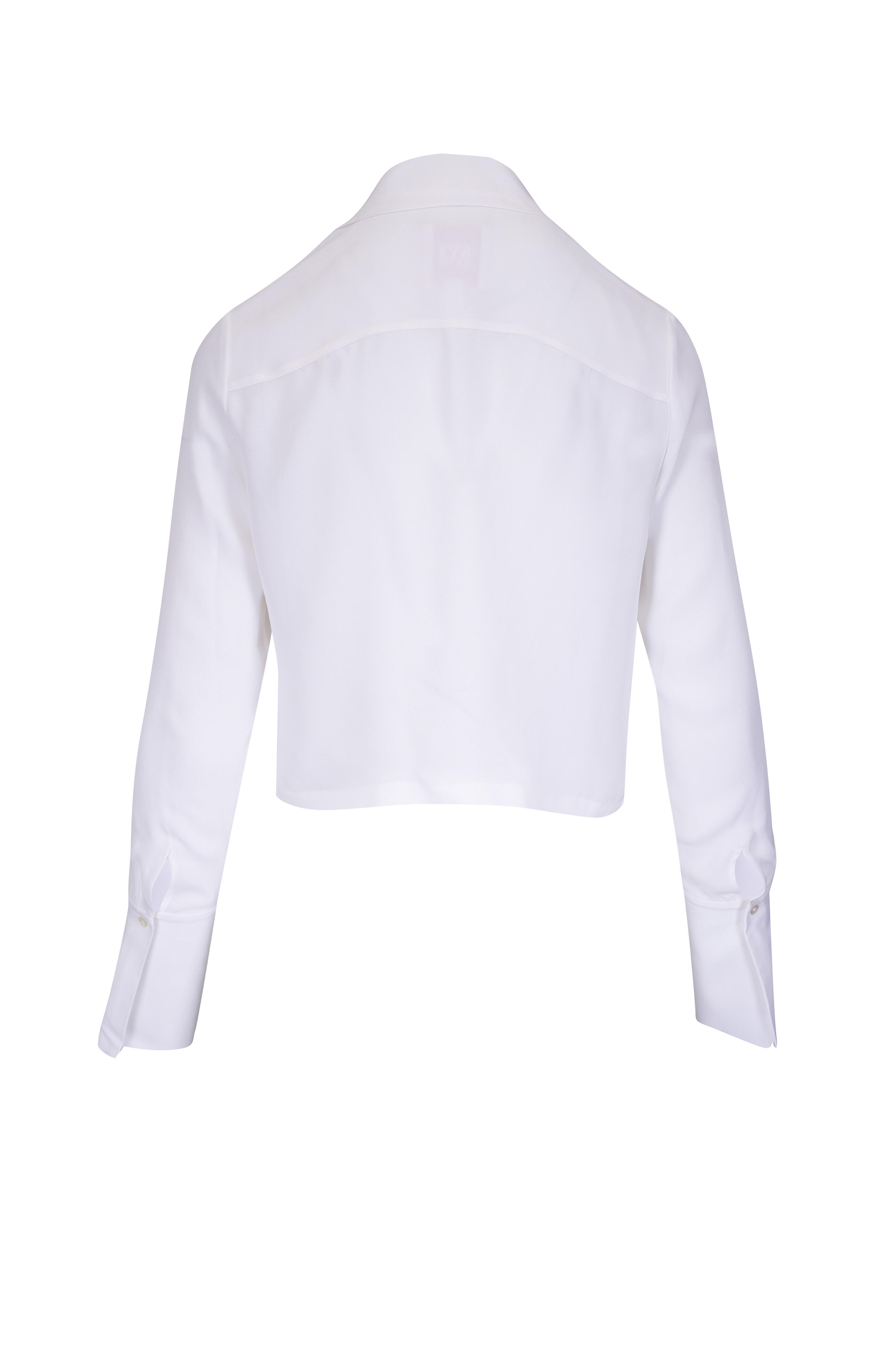 TWP - Bergman Ivory Silk Top | Mitchell Stores