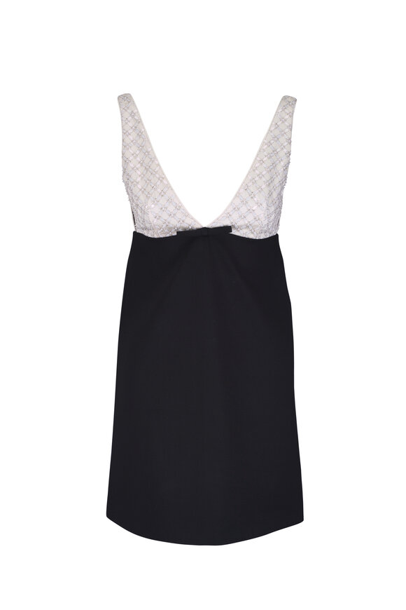 Dorothee Schumacher Emotional Essence Back & White Embellished Dress