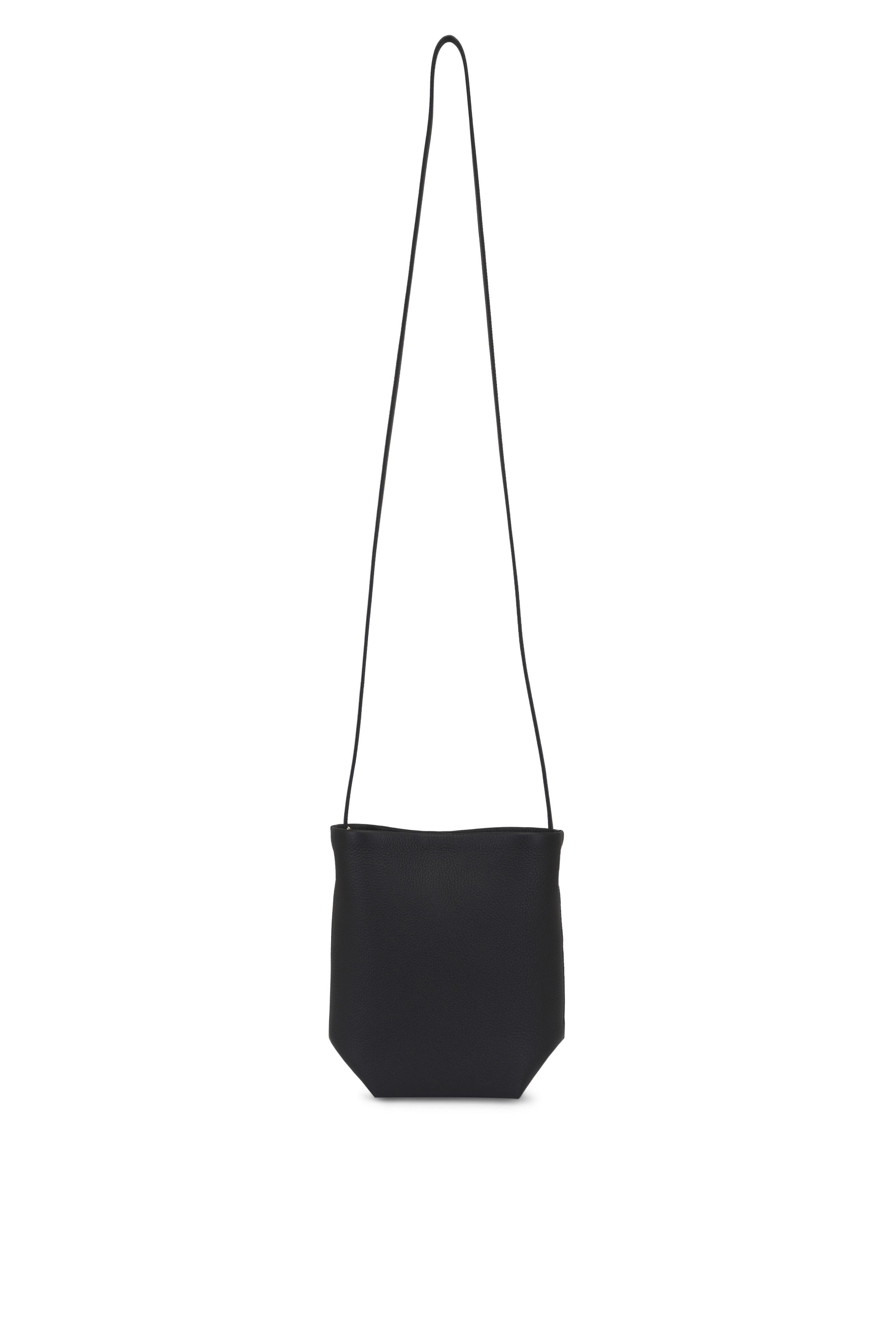 The Row - N/S Park Black Ans Leather Crossbody