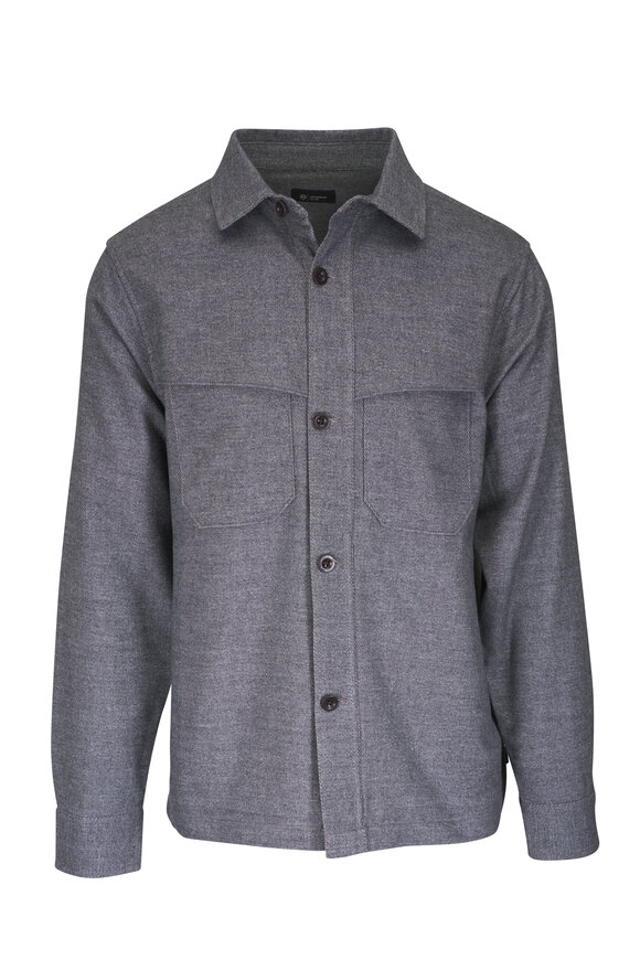 AG Elias Heather Charcoal Shirt Jacket