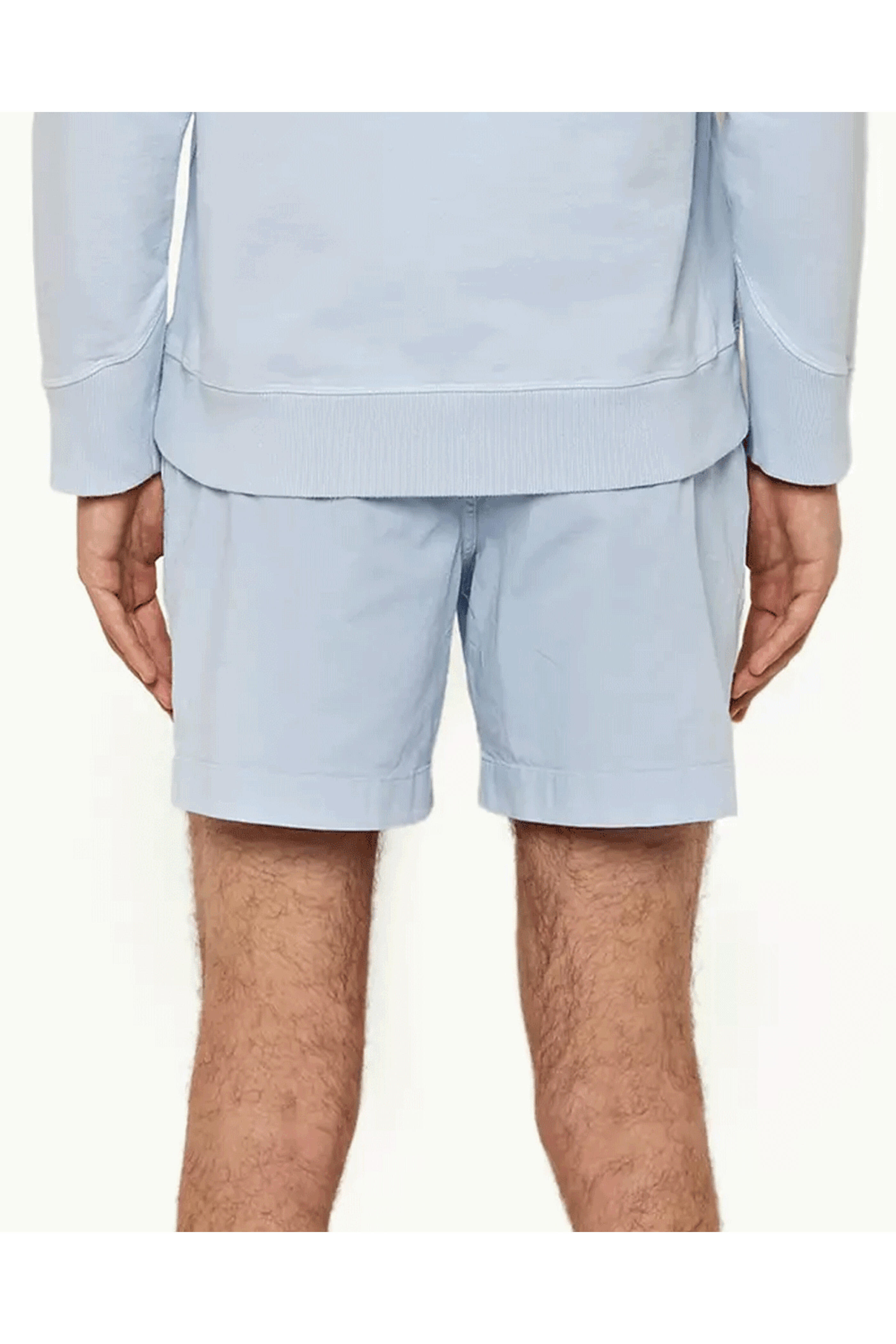 Orlebar Brown - Ice Blue Dane II Cotton Twill Short