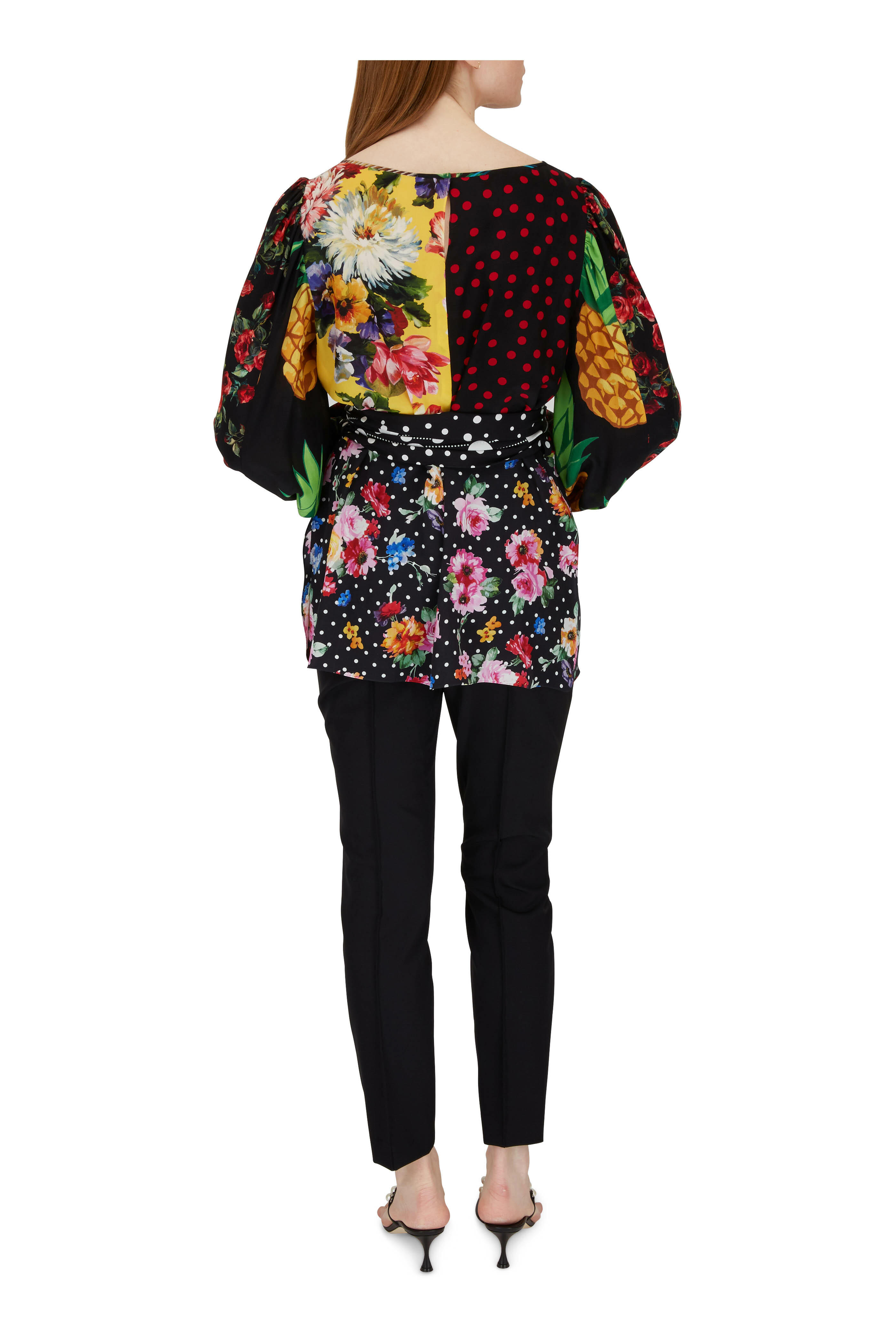 Manolo Blahnik - Black Pearl Thong Sandal