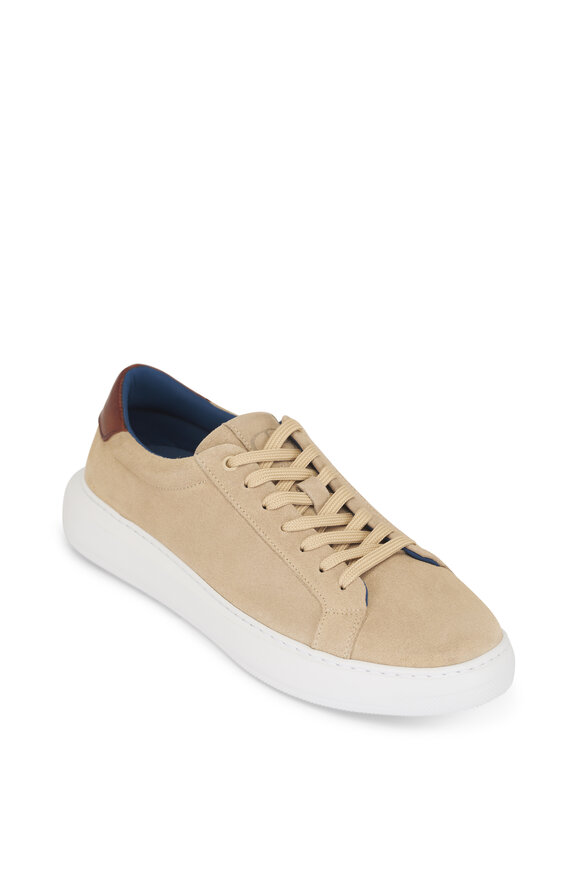 G Brown Puff Beige Suede Sneaker