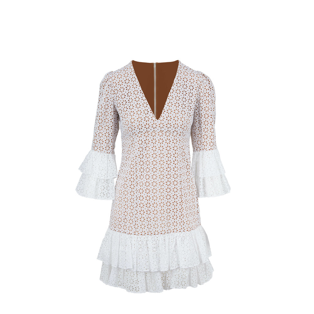 ワンピース Michael By Michael Kors Eyelet Dress Eyelet Cotton Poplin Smocked Dress | Michael Kors [US]