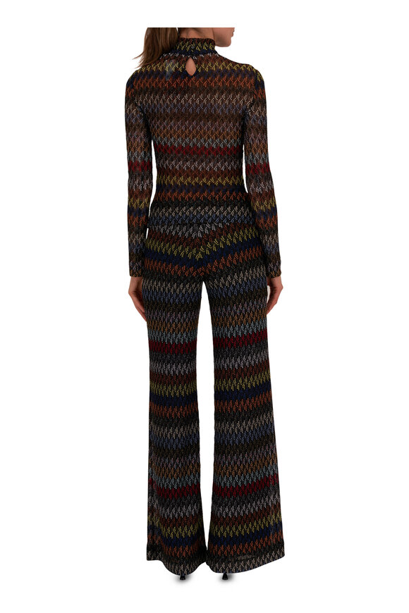 Missoni - Multicolor Zig Zag Turtleneck Top 