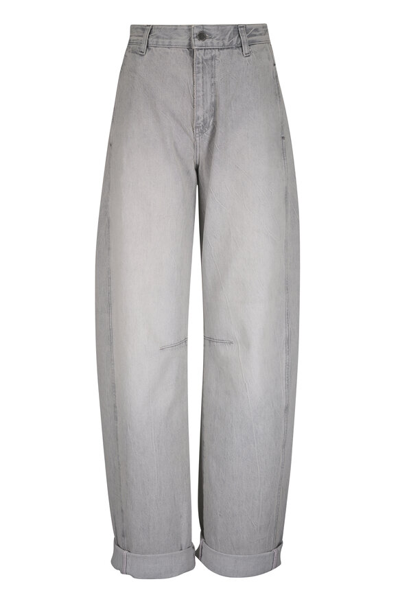 AG Mercer Sensory Cuffed High-Rise Barrel Jean