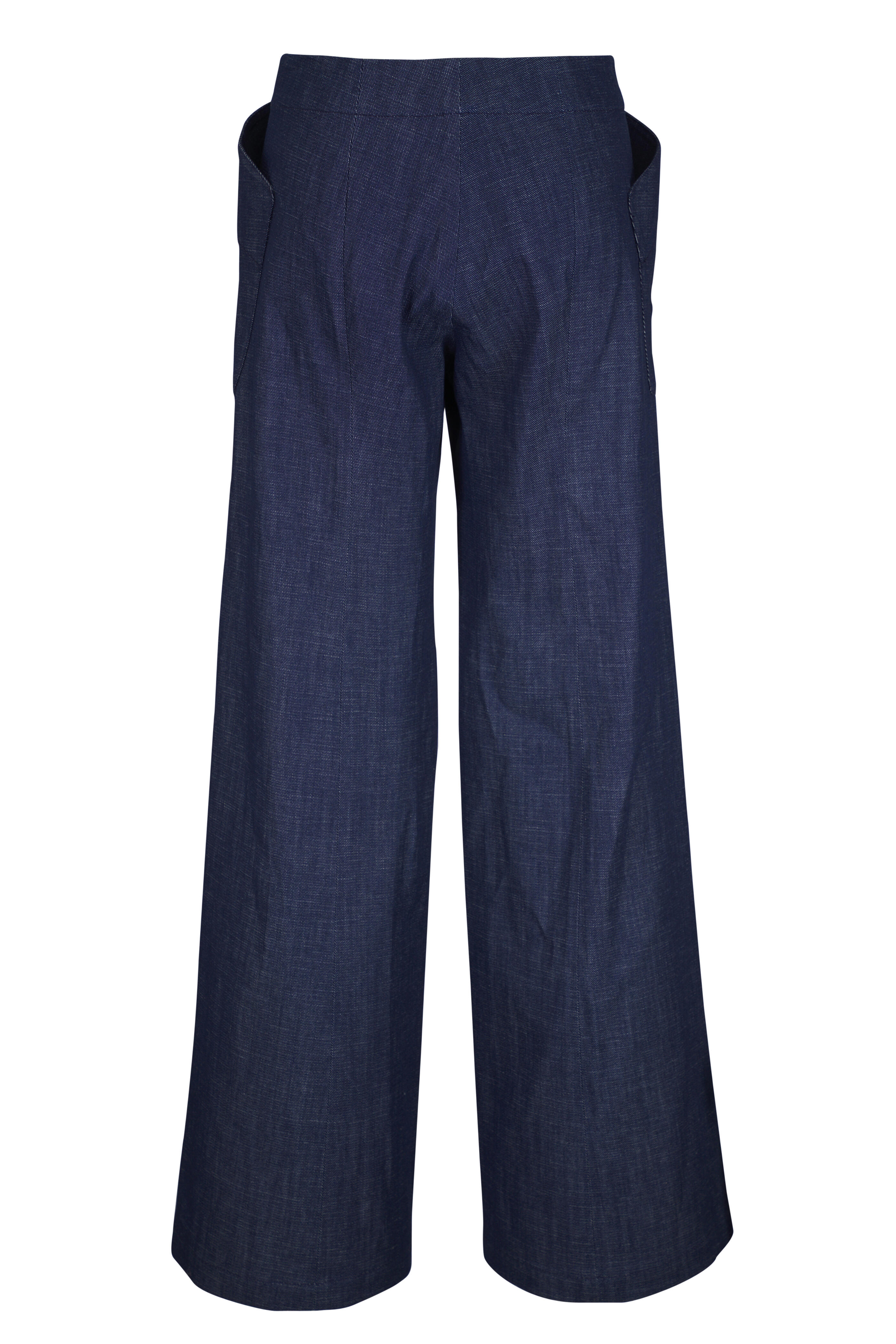 Zero + Maria Cornejo - Eda Indigo Wide Leg Pant