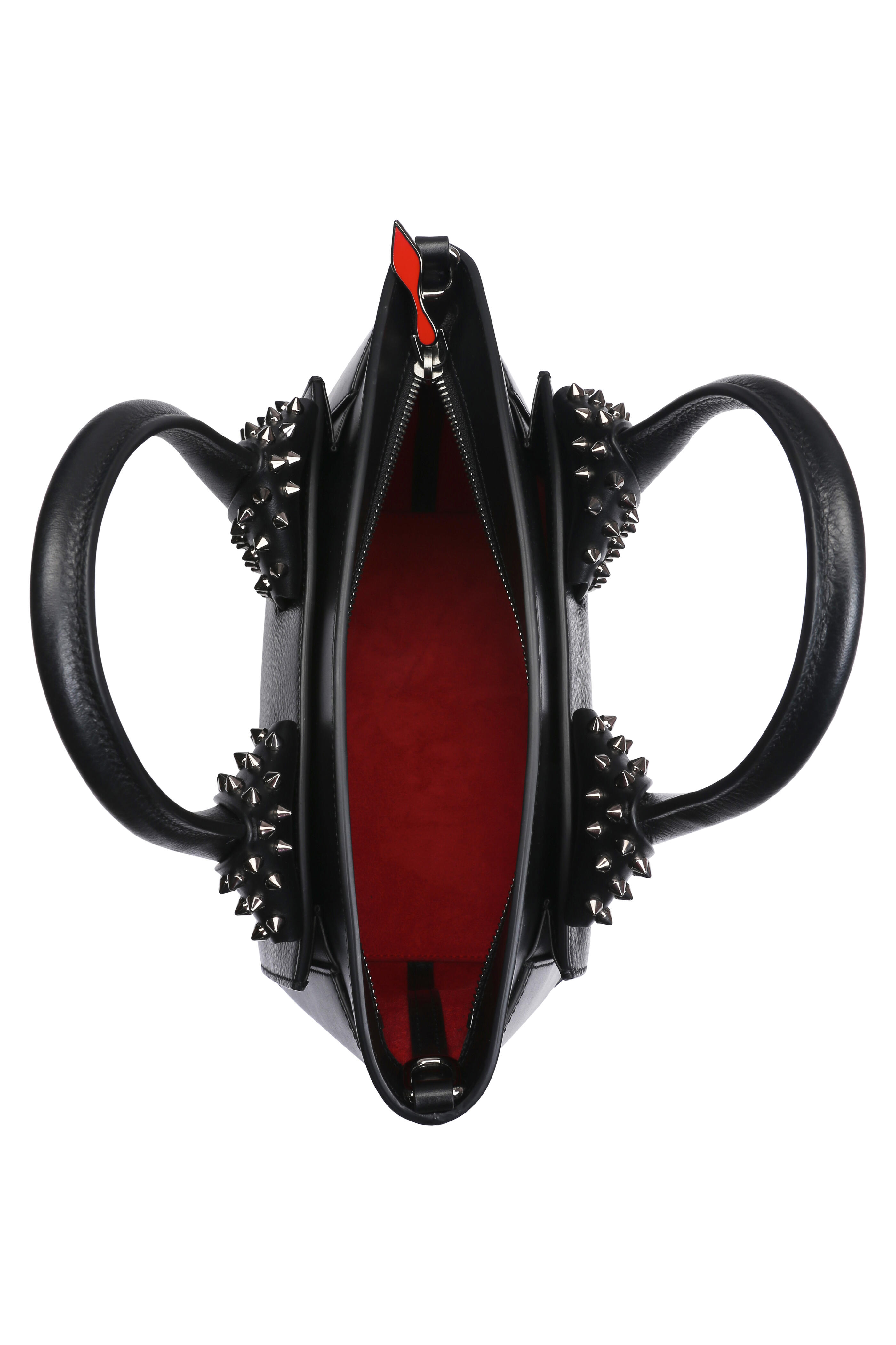 Christian Louboutin - Eloise Black Leather Stud Detail Satchel