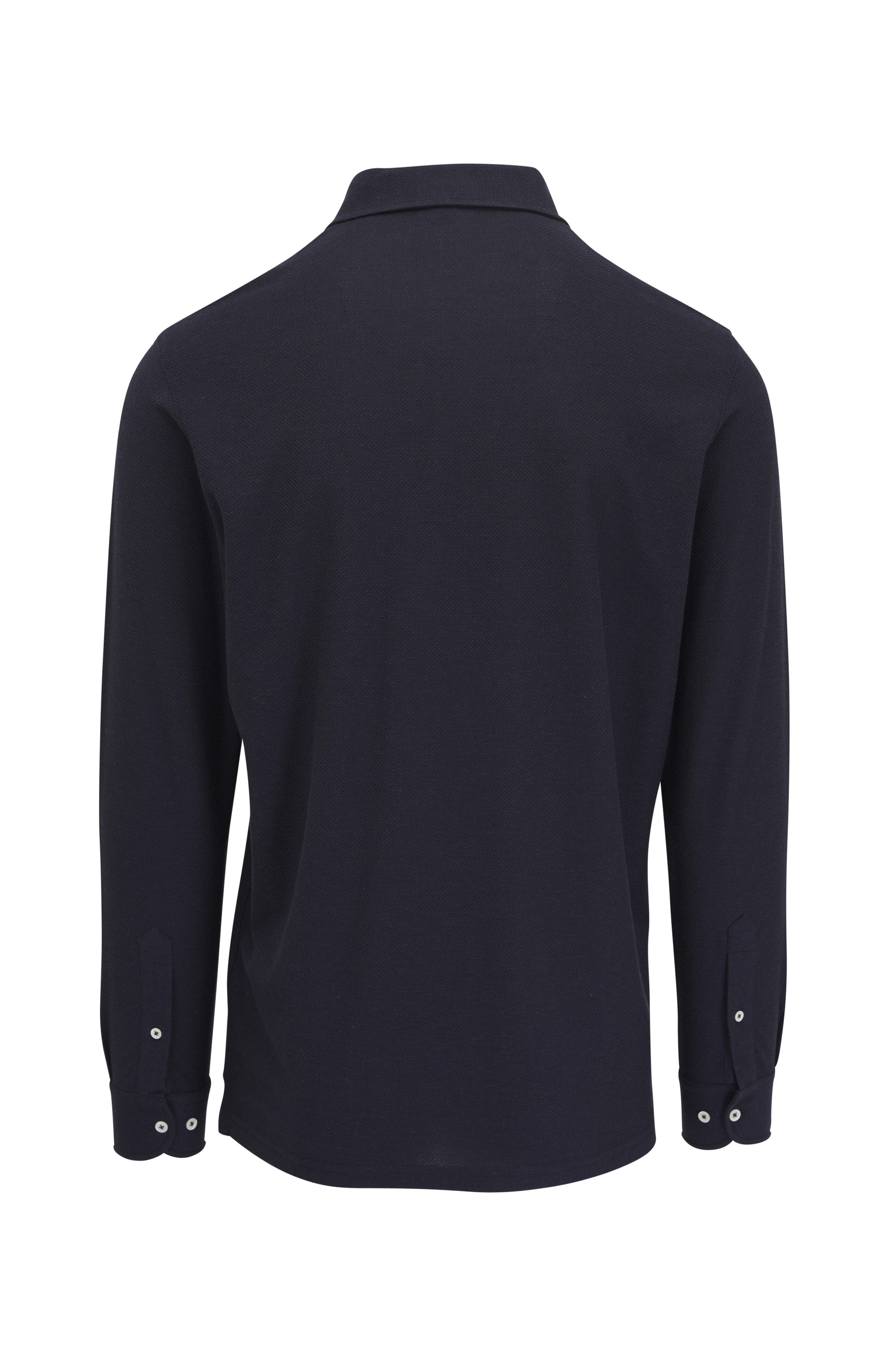 Peter Millar - Ramble Navy Long Sleeve Polo