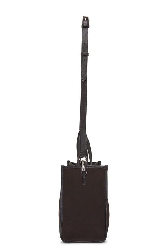 Métier Chameleon 30 Chocolate Nubuck Suede Satchel - view 4