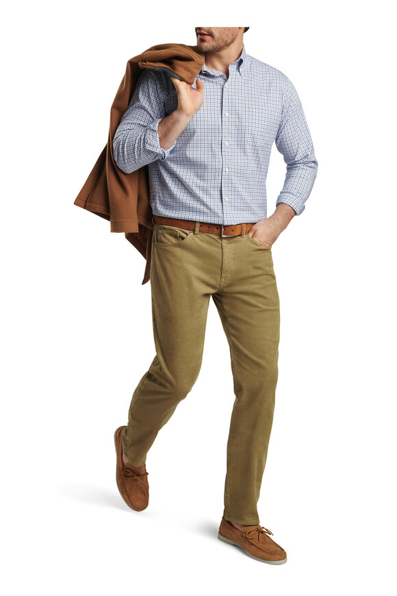 Peter Millar - Super Soft Khaki Corduroy Five Pocket Pant 