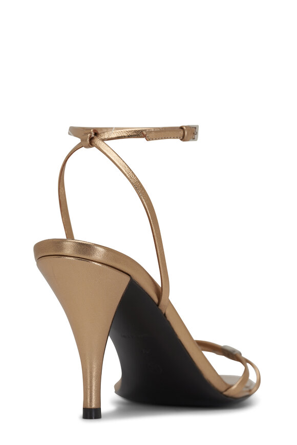 The Row - Cleo Bijoux Old  Gold & Silver Sandal, 75mm