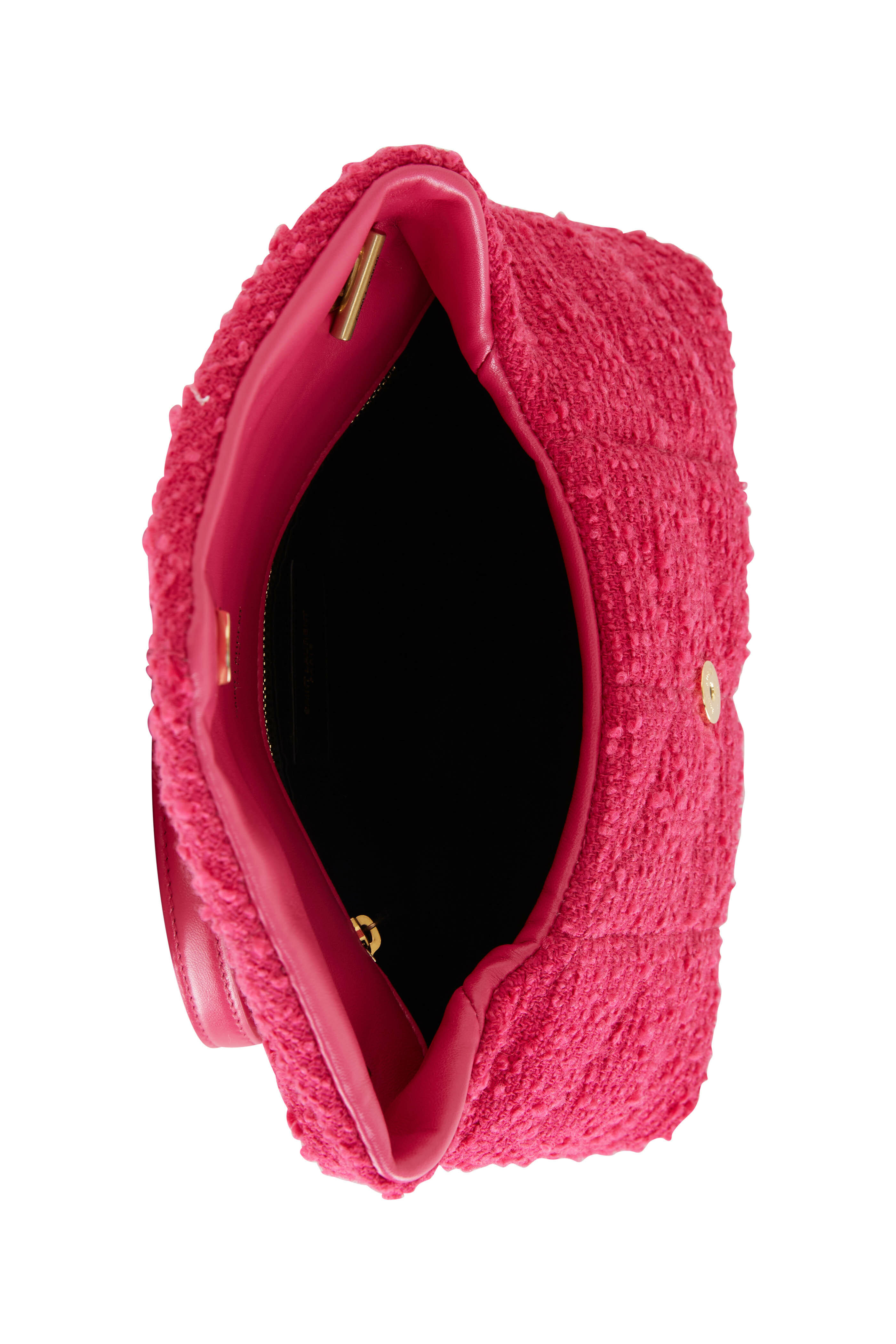 Saint Laurent Mini Puffy Shoulder Bag - Pink