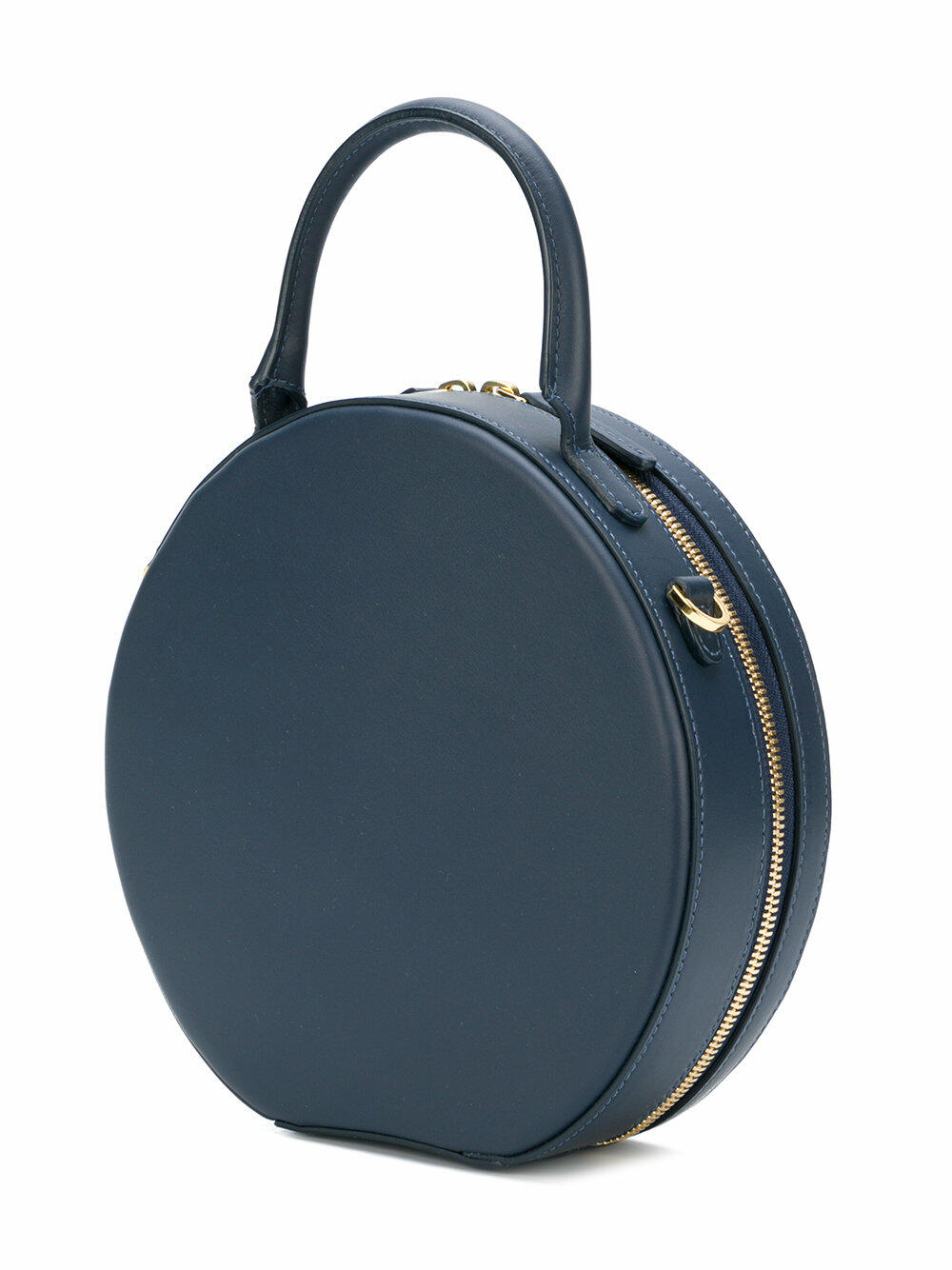 Mansur Gavriel - Navy Blue Leather Circle Crossbody