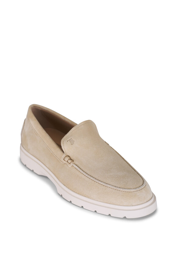 Tod's Sand Suede Loafer