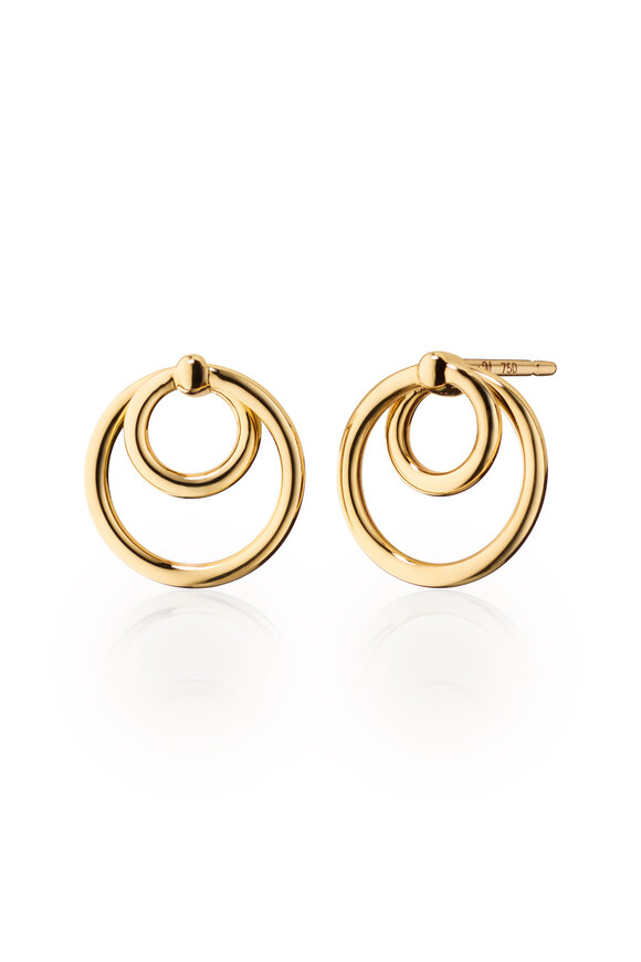 Monica Rich Kosann 18k Yellow Gold Double Infinity Hoop