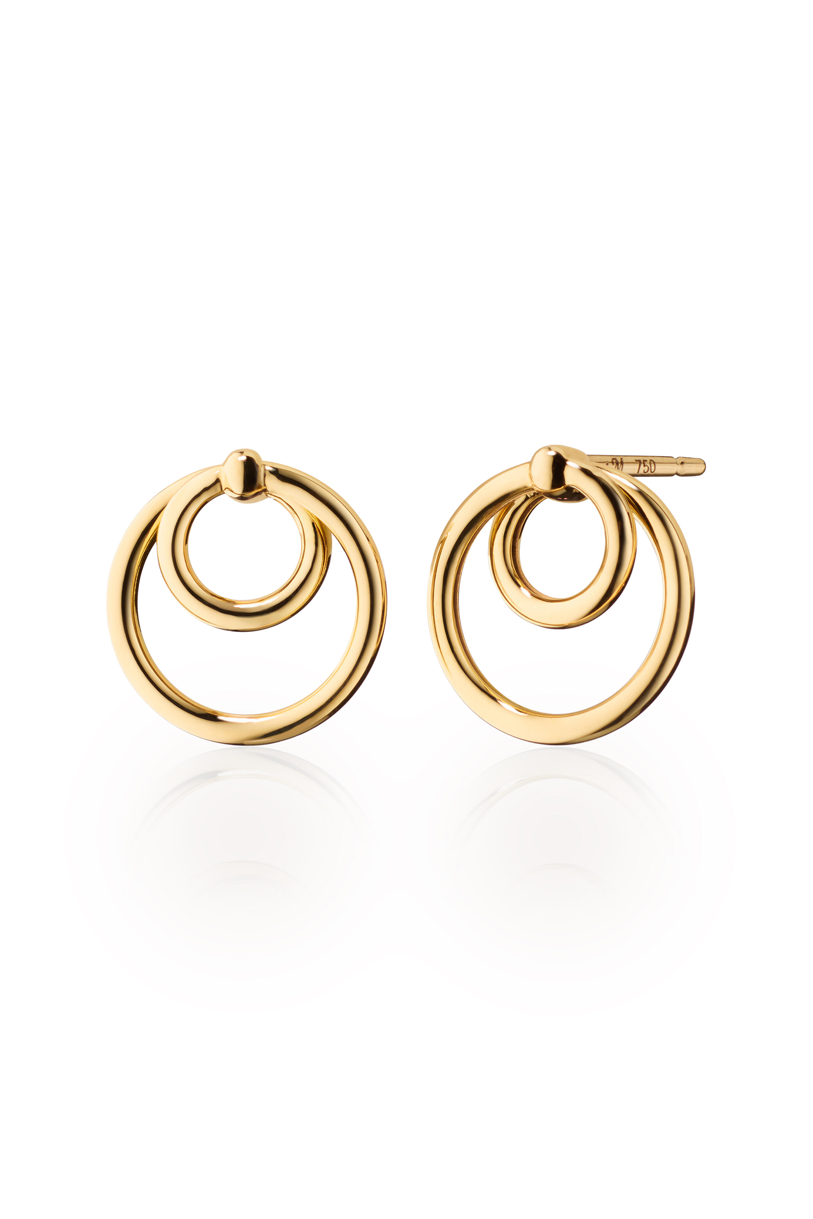 Monica Rich Kosann - 18k Yellow Gold Double Infinity Hoop
