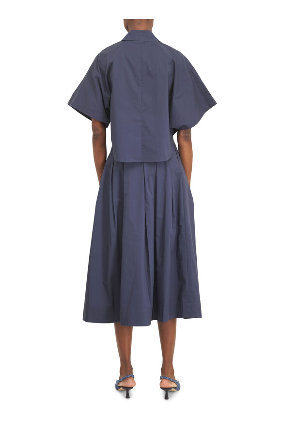 Simkhai Elora Navy Midi Skirt - view 4