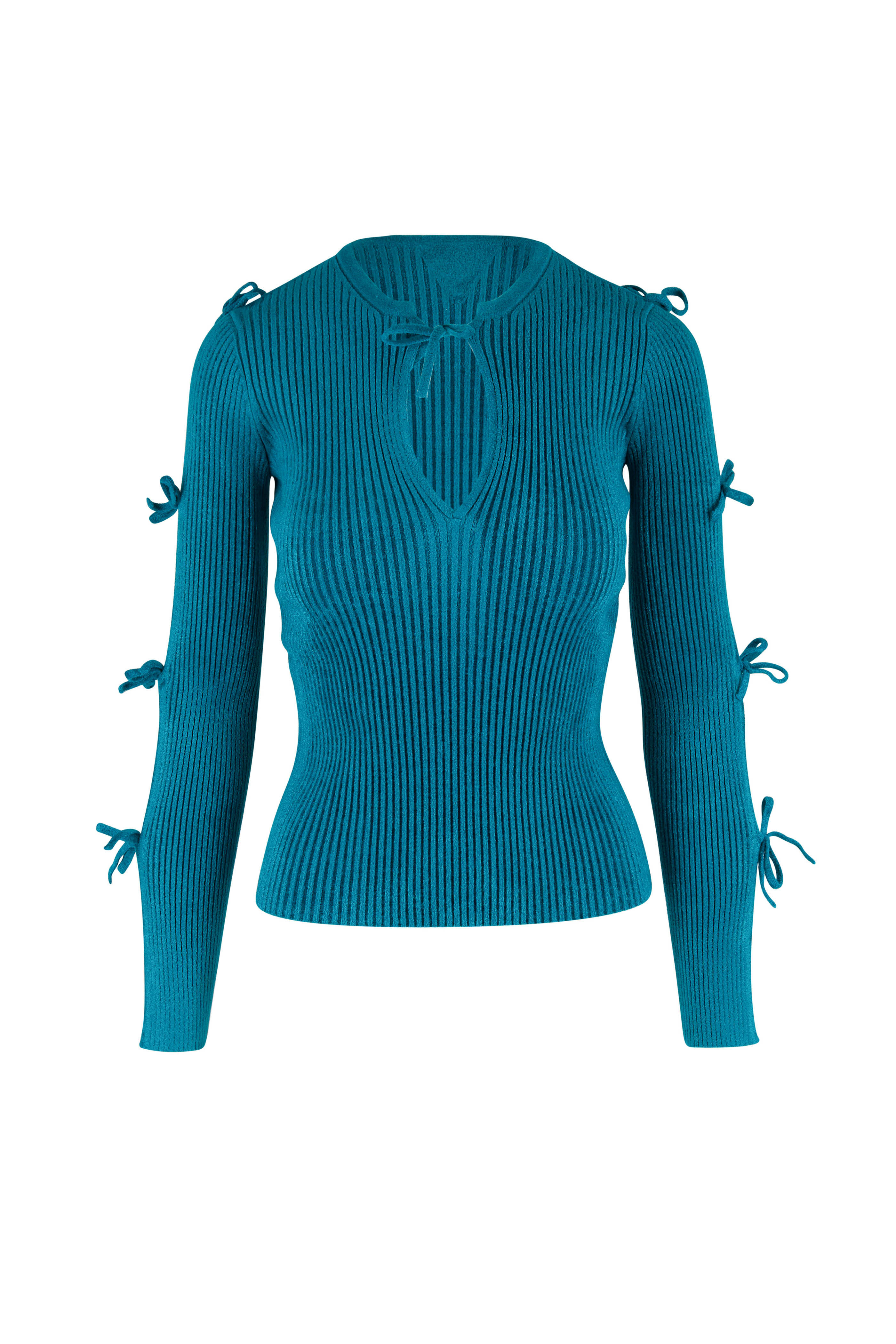 Bottega Veneta - Teal Lightweight Uniform Sweater