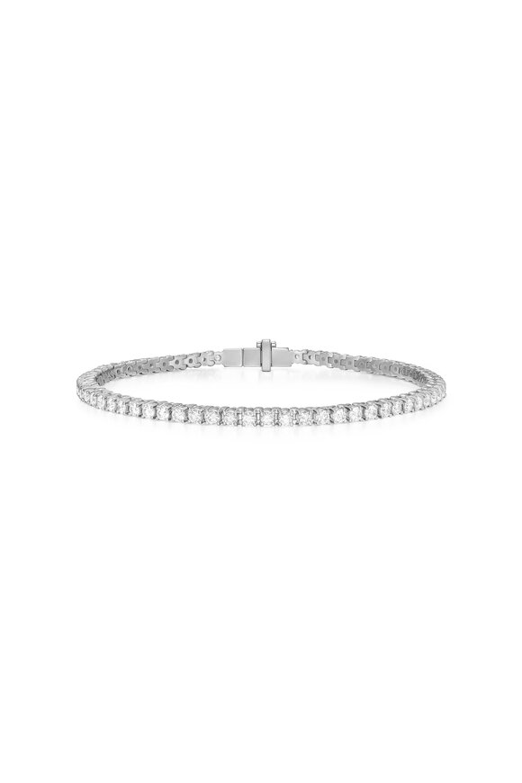 Melissa Kaye 18k White Gold Diamond Tennis Bracelet - view 1