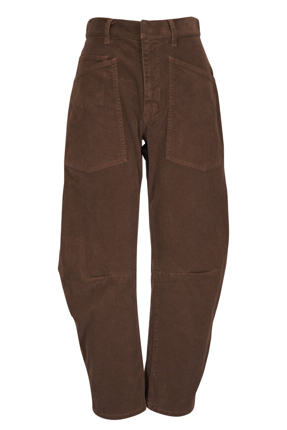 Nili Lotan - Shon Brown Corduroy Pant