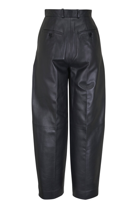 Altuzarra Bix Black Leather Pant - view 3