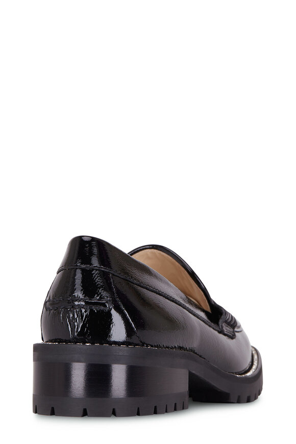 Jimmy Choo - Deanna Black Leather Loafer, 30mm