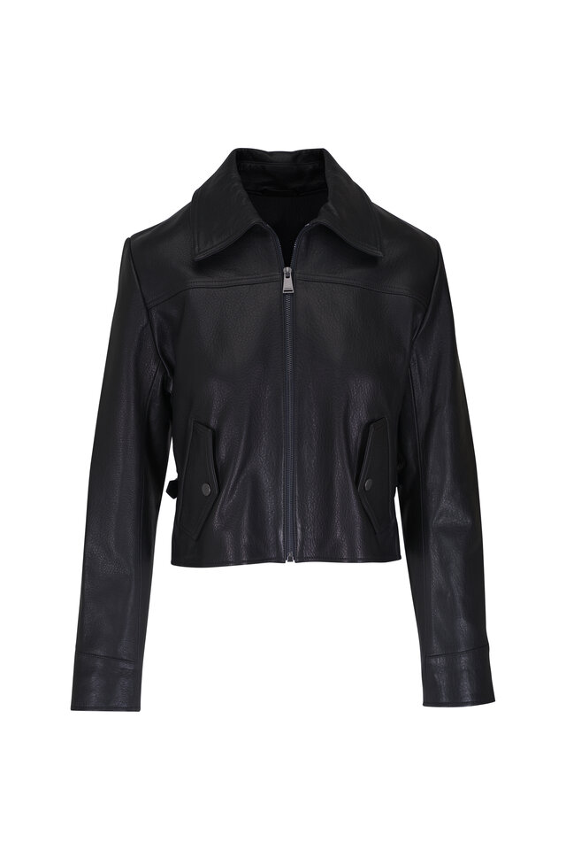 Herno - Pale Pink Techno Taffeta Short Zip Jacket