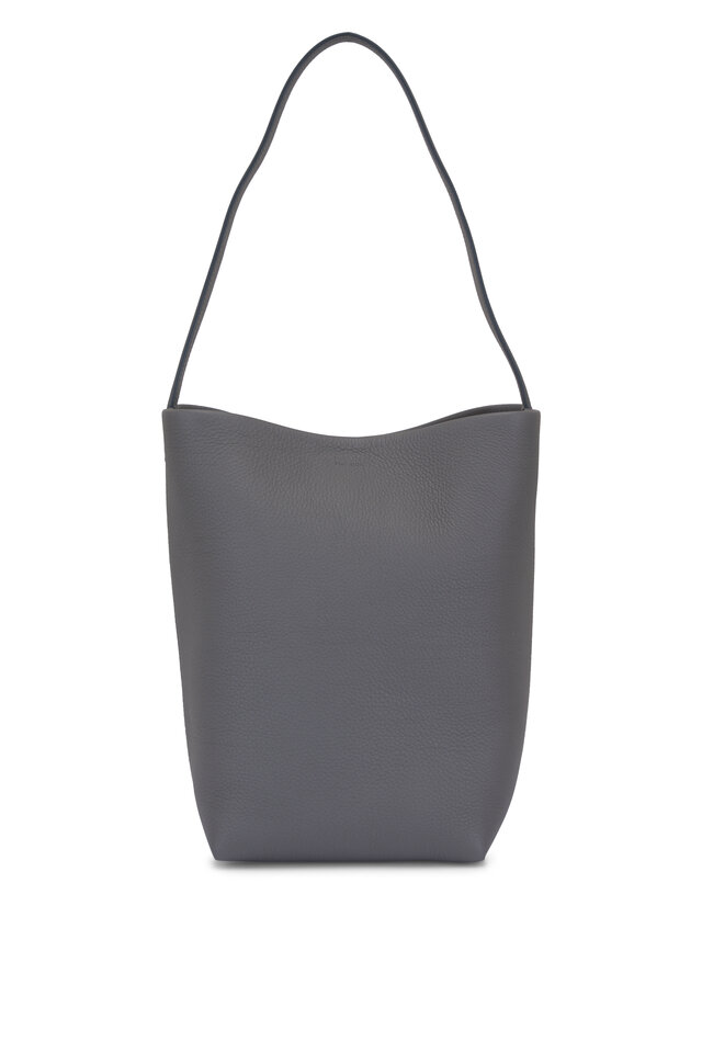 Medium N/S Park Tote Bag Black in Leather – The Row
