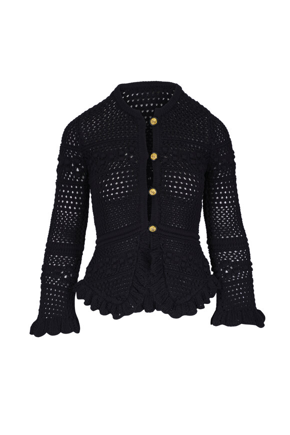 Double-breasted Knit cardigan（black） Men's Double Breasted Cardigan Men Solid Casual Warm