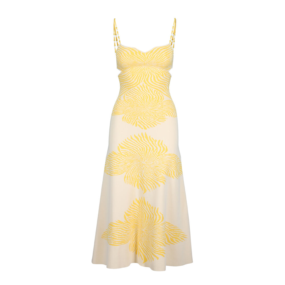 Alexis Rayana Midi Dress in Yellow Bloom Yellow Bloom / M Alexis Rayana Midi Dress in Yellow Bloom Yellow Bloom / M