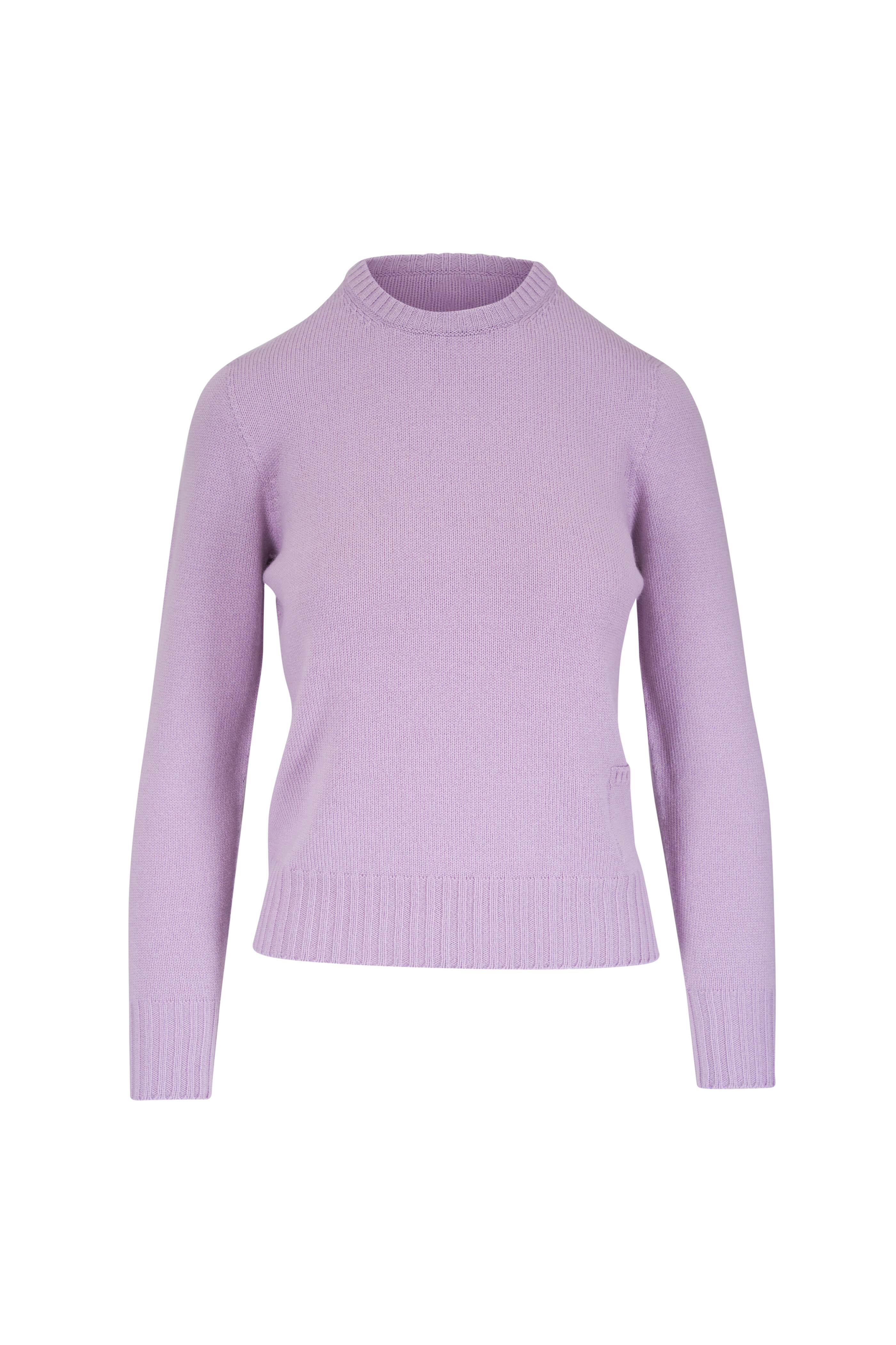 Agnona - Lipstick Lilac Cashmere Sweater - view 1