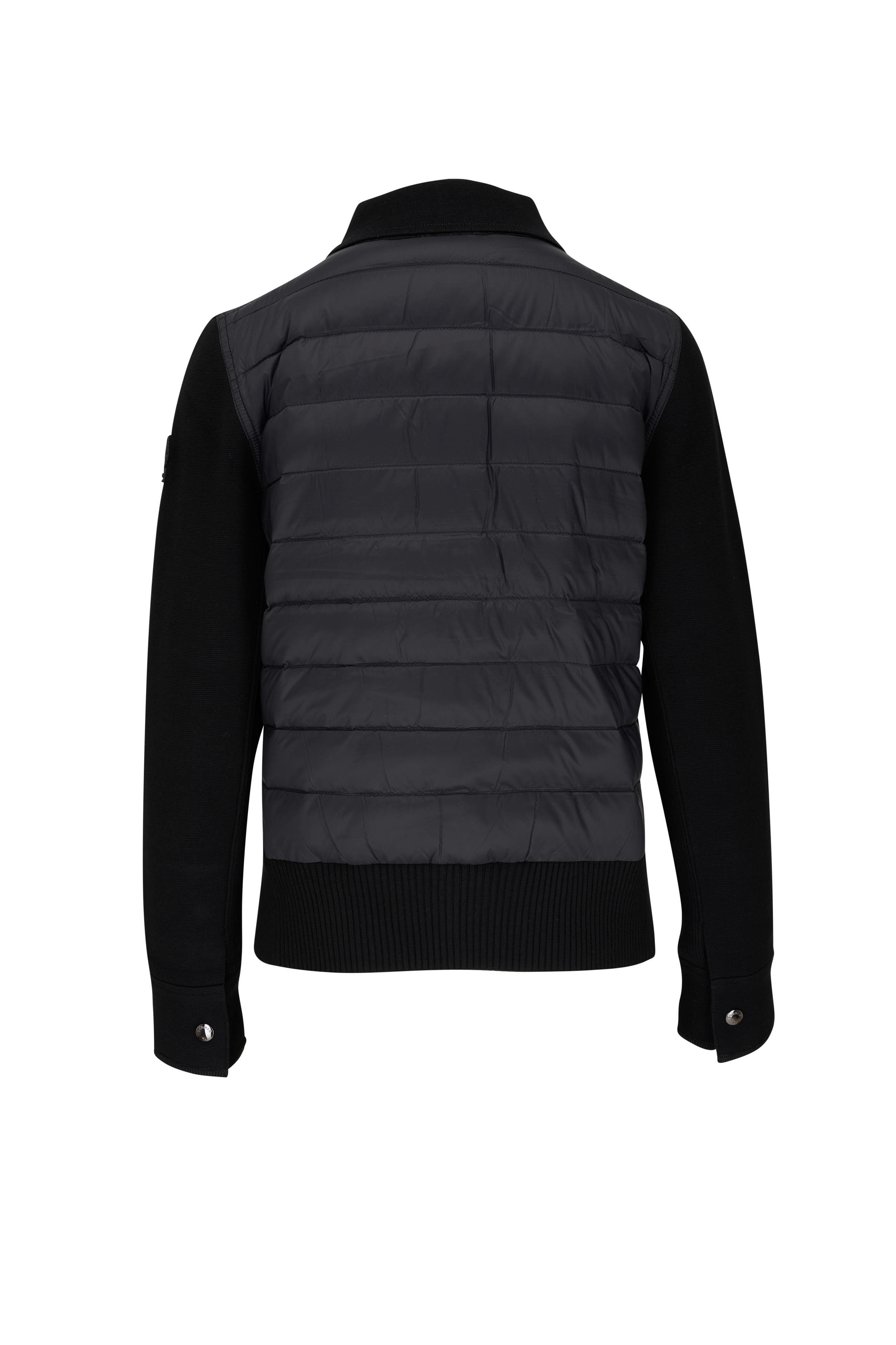 Bogner - Ester Hybrid Black Knit & Quilted Down Jacket