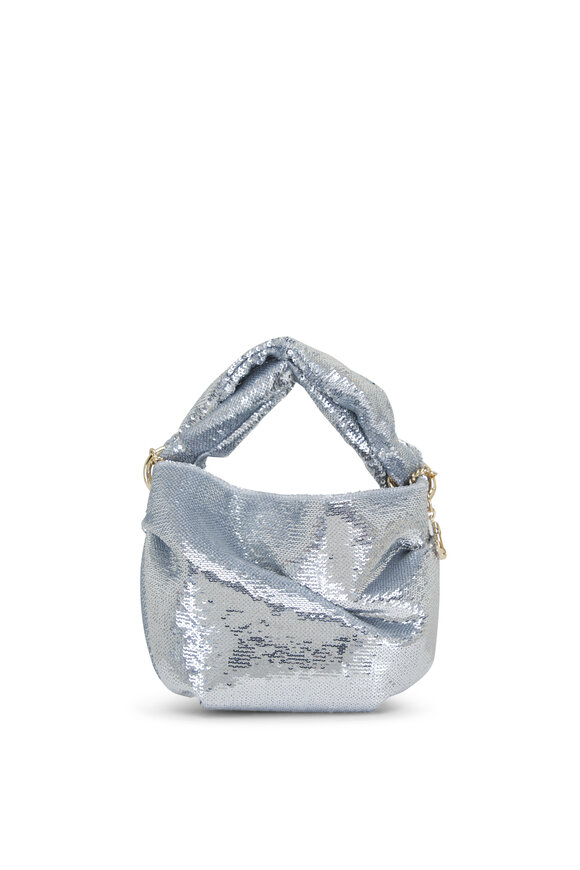 Jimmy Choo - Bonny Silver Sequin Mini Bag