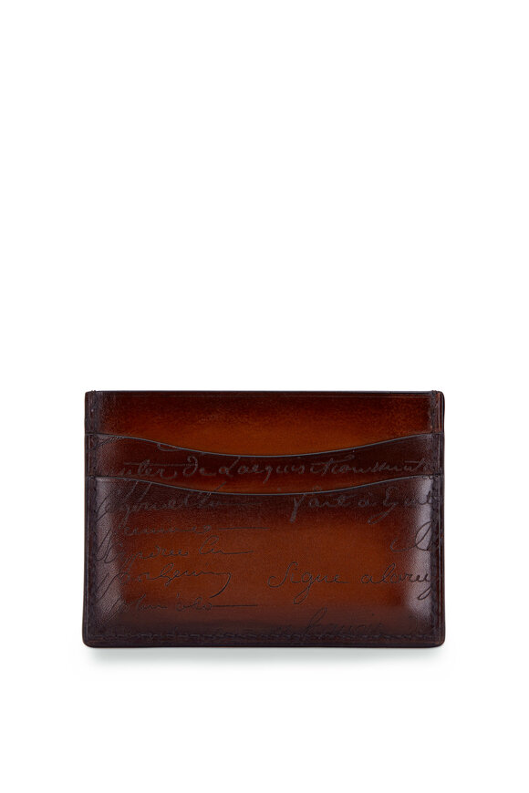 Berluti - Bambou Neo Scirtto Cacao Leather Card Case