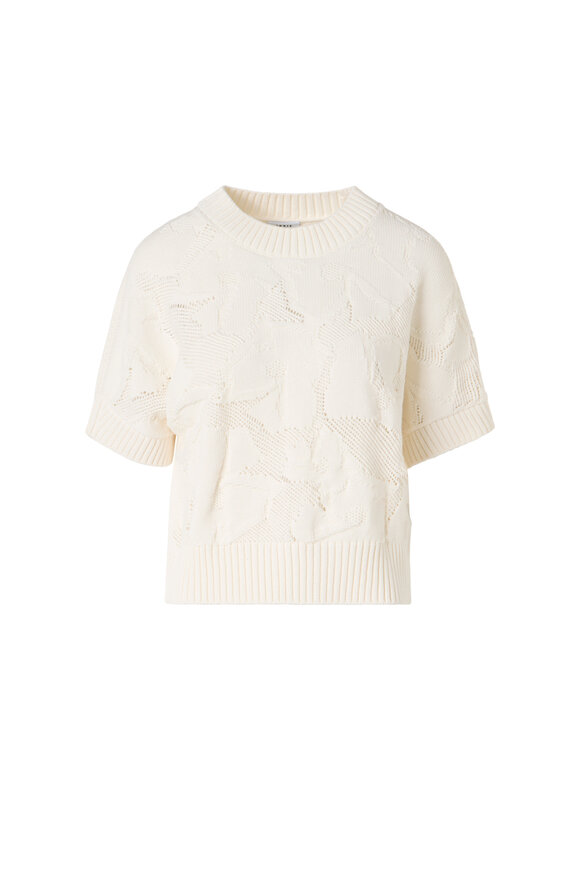 Akris Punto Cream Chunky Knit Sweater - view 1