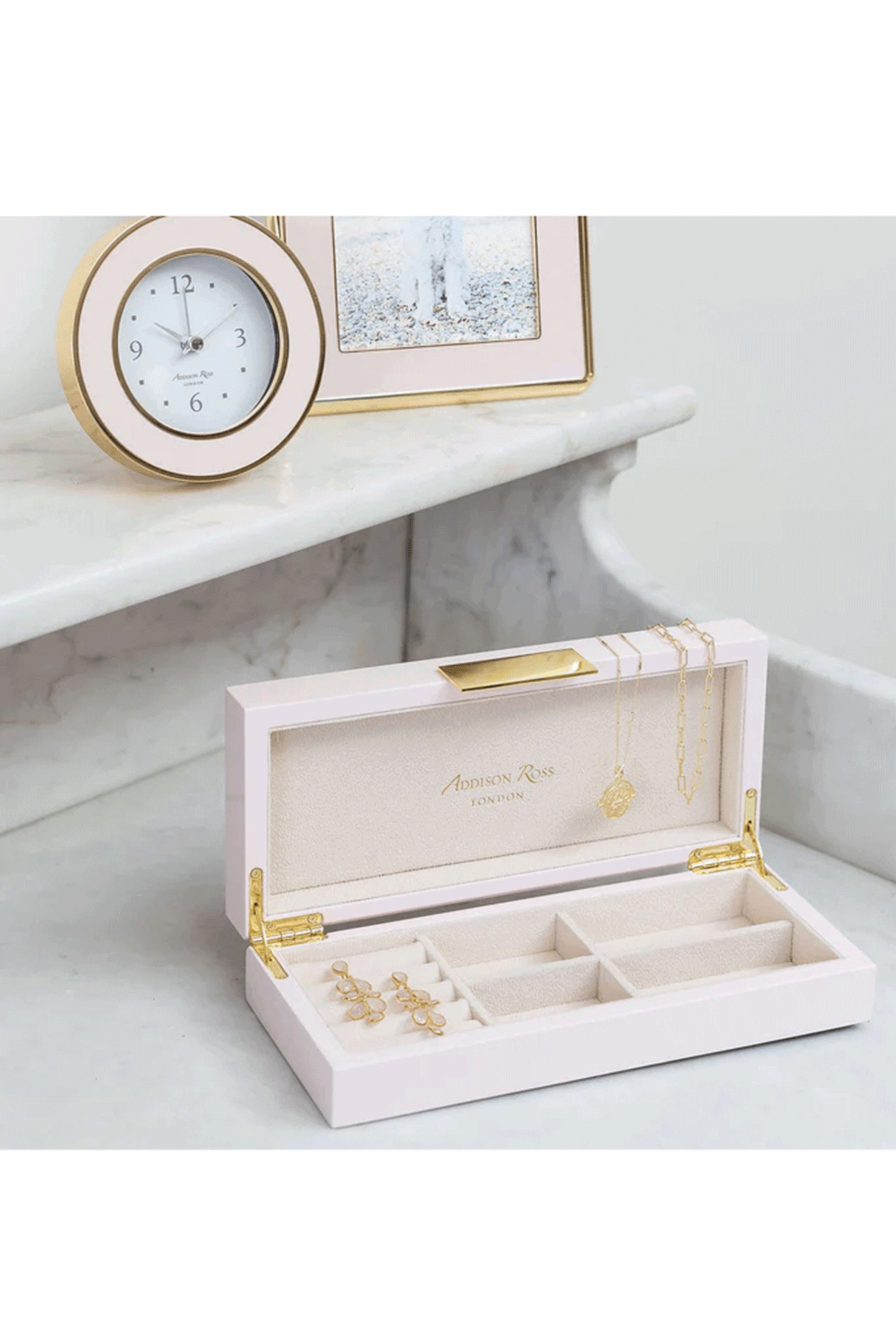 Addison Ross - Pink Lacquer Jewelry Box